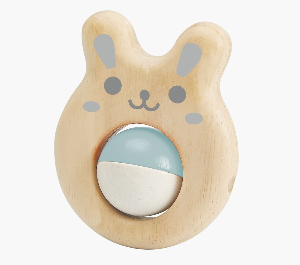 Plan Toys x pbk Watercolour Bunny Rattle